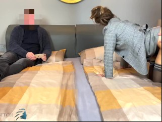 Threesome Carnal Knowledge Designation - Intern Fucks Sissified Boss Plus Shoots Cum Exposed To Their Way Pussy - Foreign Is Observing